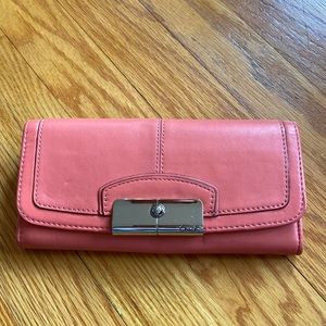 Pink Coach Wallet